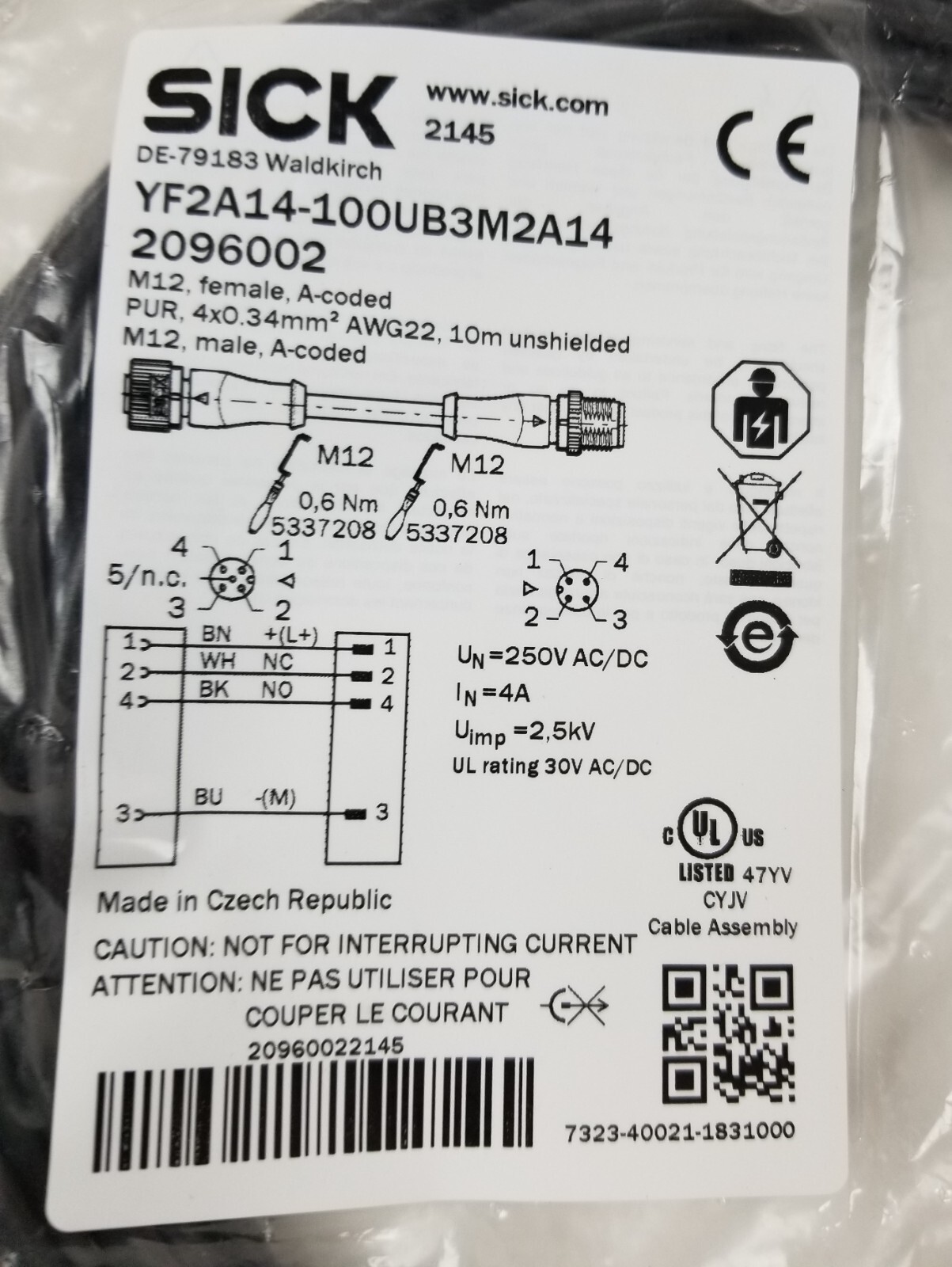SICK 2123178 LN2201 Relay Box CTM 24V AC/DC 2099600 2096002 2966618 NEW