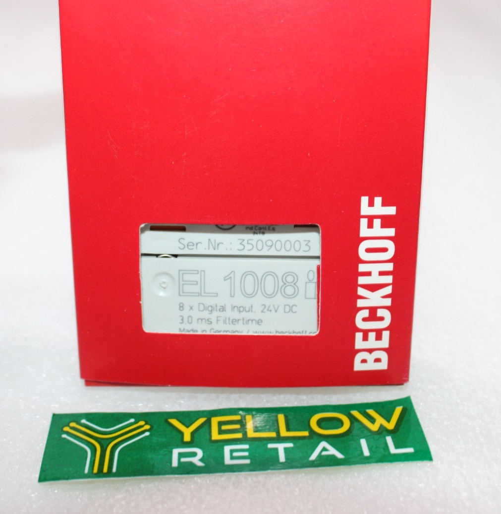 BECKHOFF EL1008 8-CHANNEL DIGITAL INPUT TERMINAL 24VDC