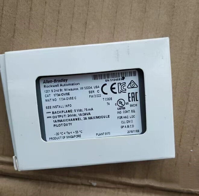 1734-OV8E POINT I/O 8 Point Digital Output Module Brand AB US Free Tax