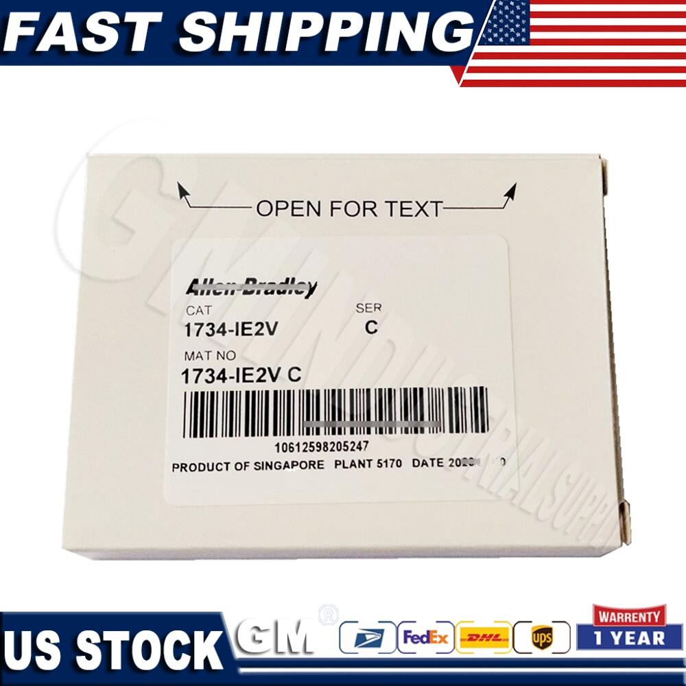 1734-IE2V AB I/O 2 Point Analog Input Module 1734IE2V Factory Sealed US Free Tax