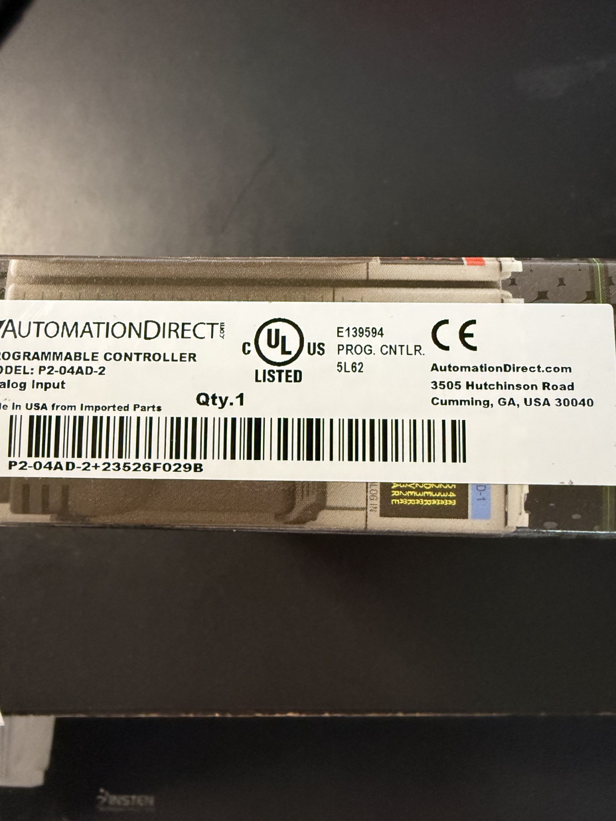 Automation Direct Productivity 2000 P2-04AD-2, Sealed Box