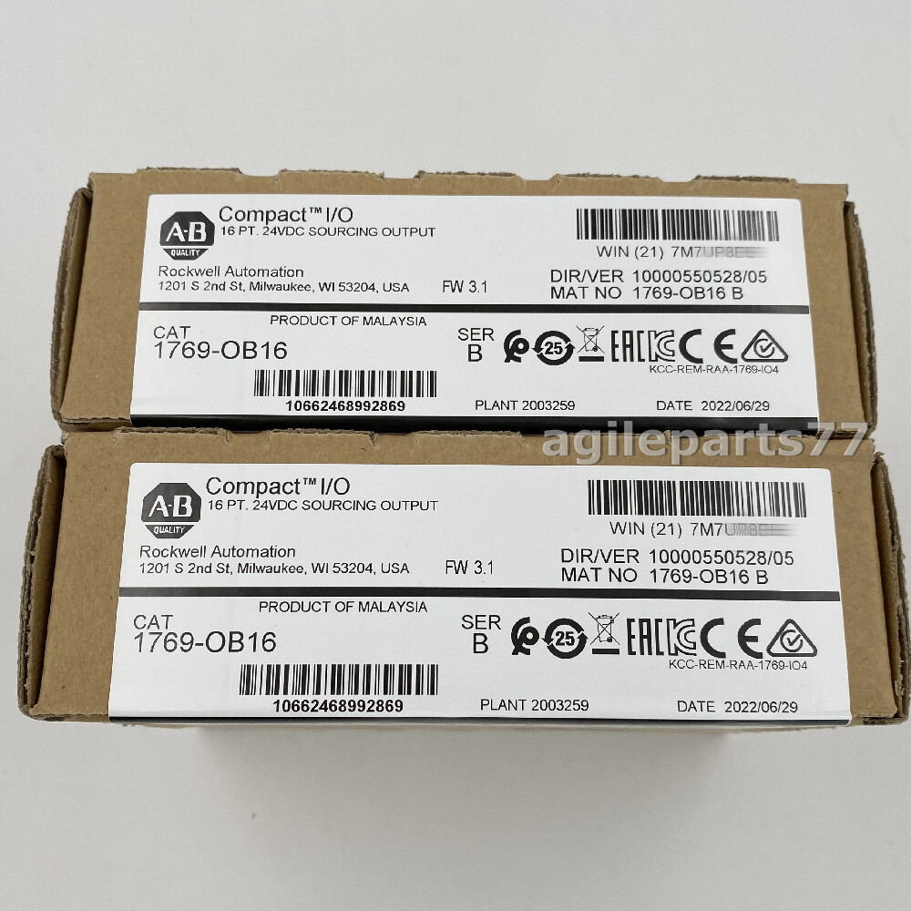 2022 NEW 1769-OB16 AB Compact I/O 16 Pt 24VDC SOURCING OUTPUT Module 1769OB16 TX