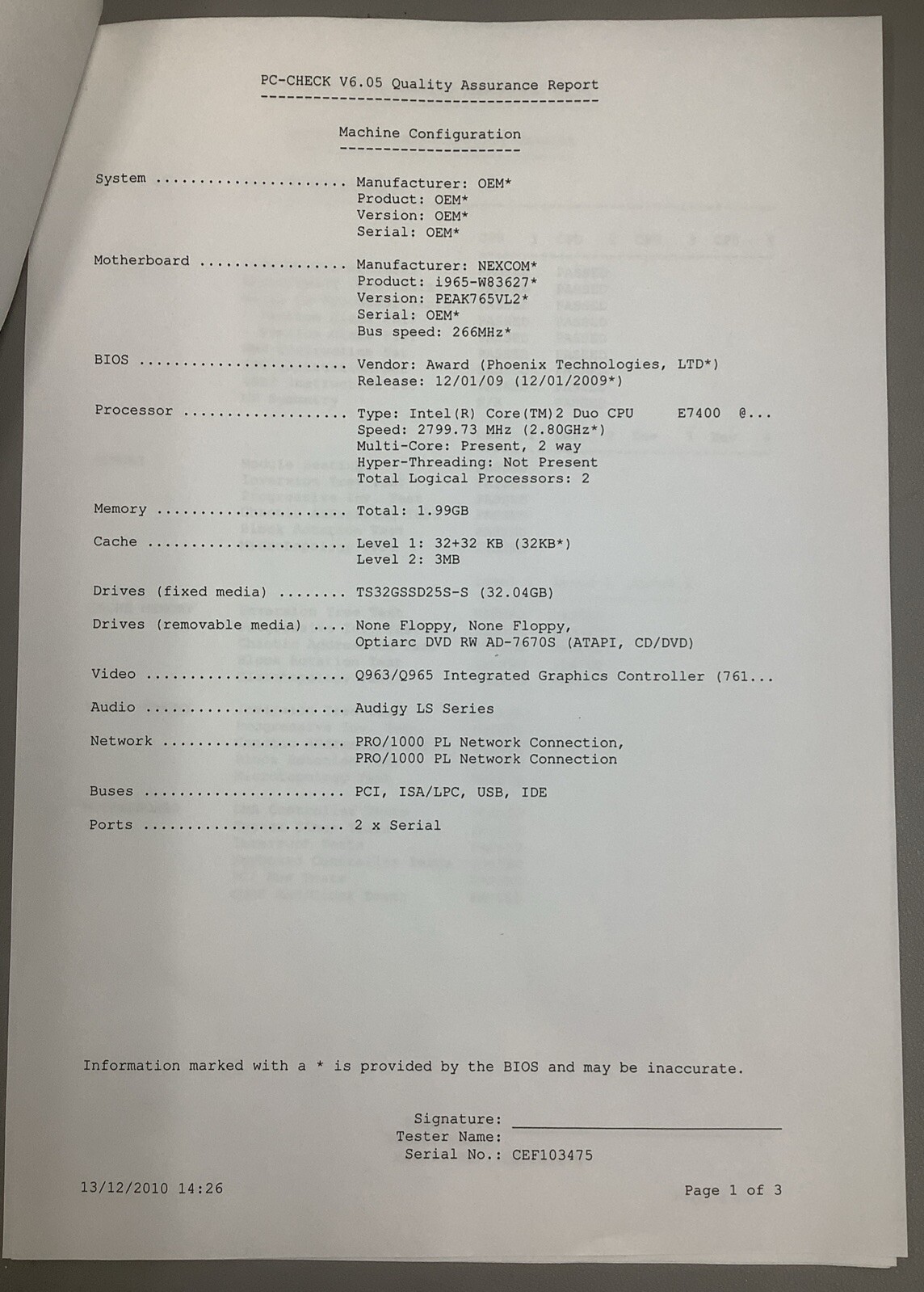 Metso Automation D201776 ACN PO DC PLC Control Server Computer AD-76705 (F12)