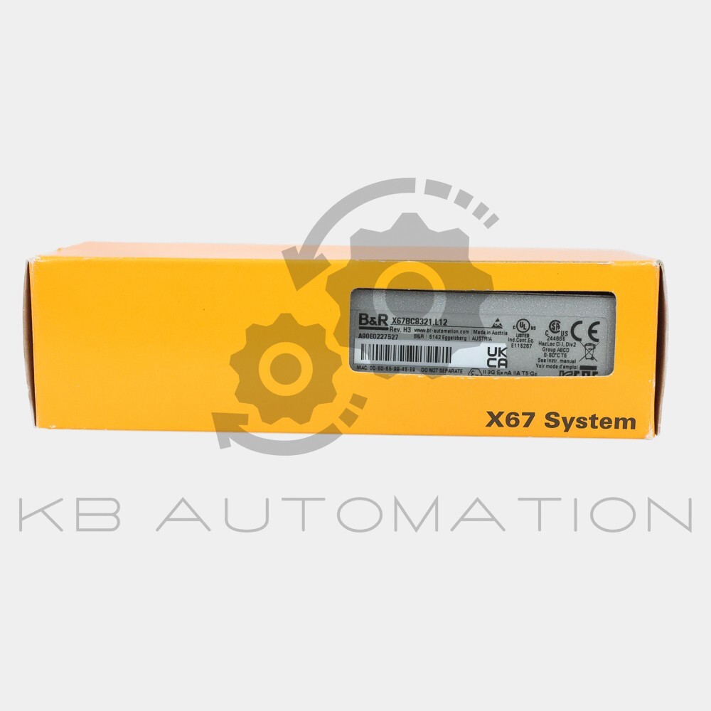X67BC8321.L12 B&R Automation X67 bus controller, POWERLINK, 16 configurable I/O
