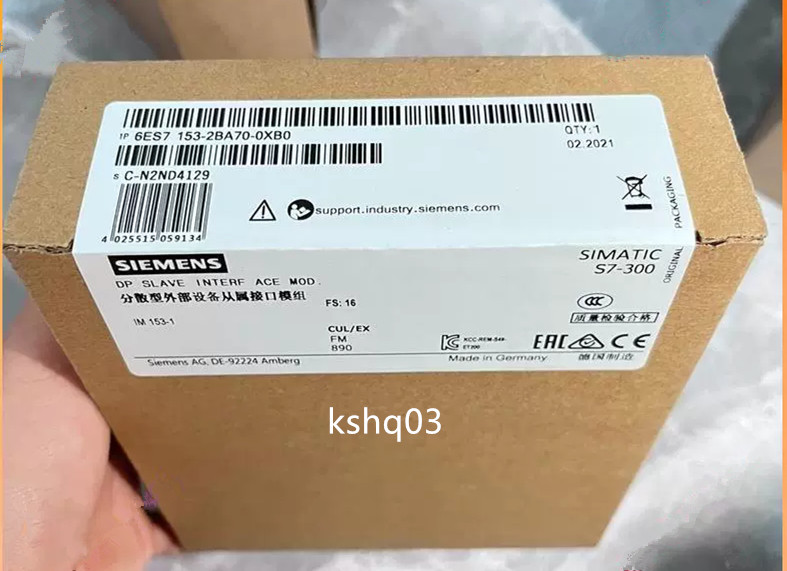 1P new Siemens PLC 6ES7153-2BA70-0XB0 6ES7 153-2BA70-0XB0 Fast delivery