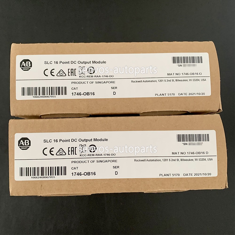 New Allen-Bradley 1746-OB16 Ser D SLC 500 16 Point DC Output Module 1746OB16 US
