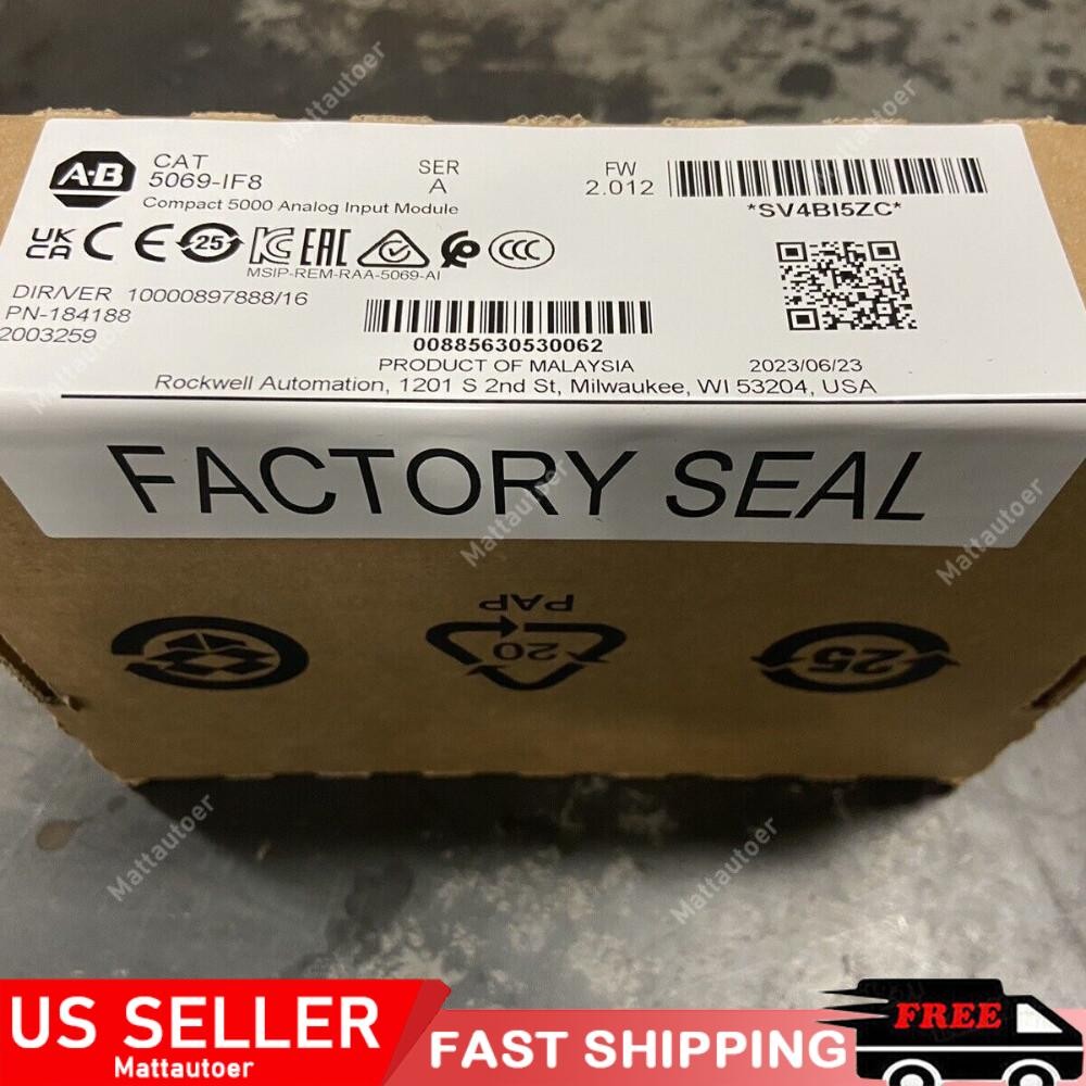 Allen Bradley 5069-IF8 Compact 5000 Analog Input Module NEW/SEALED! US Free Tax