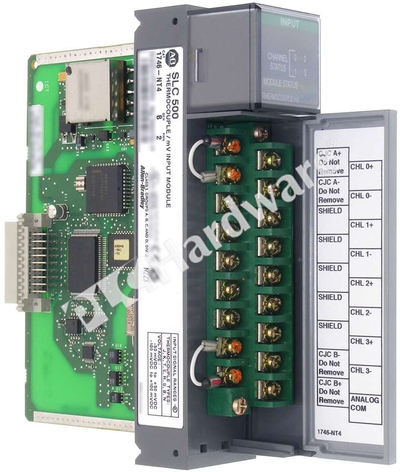 Open Pre-owned Allen Bradley 1746-NT4 /B SLC 500 4-Channel Analog Input Module
