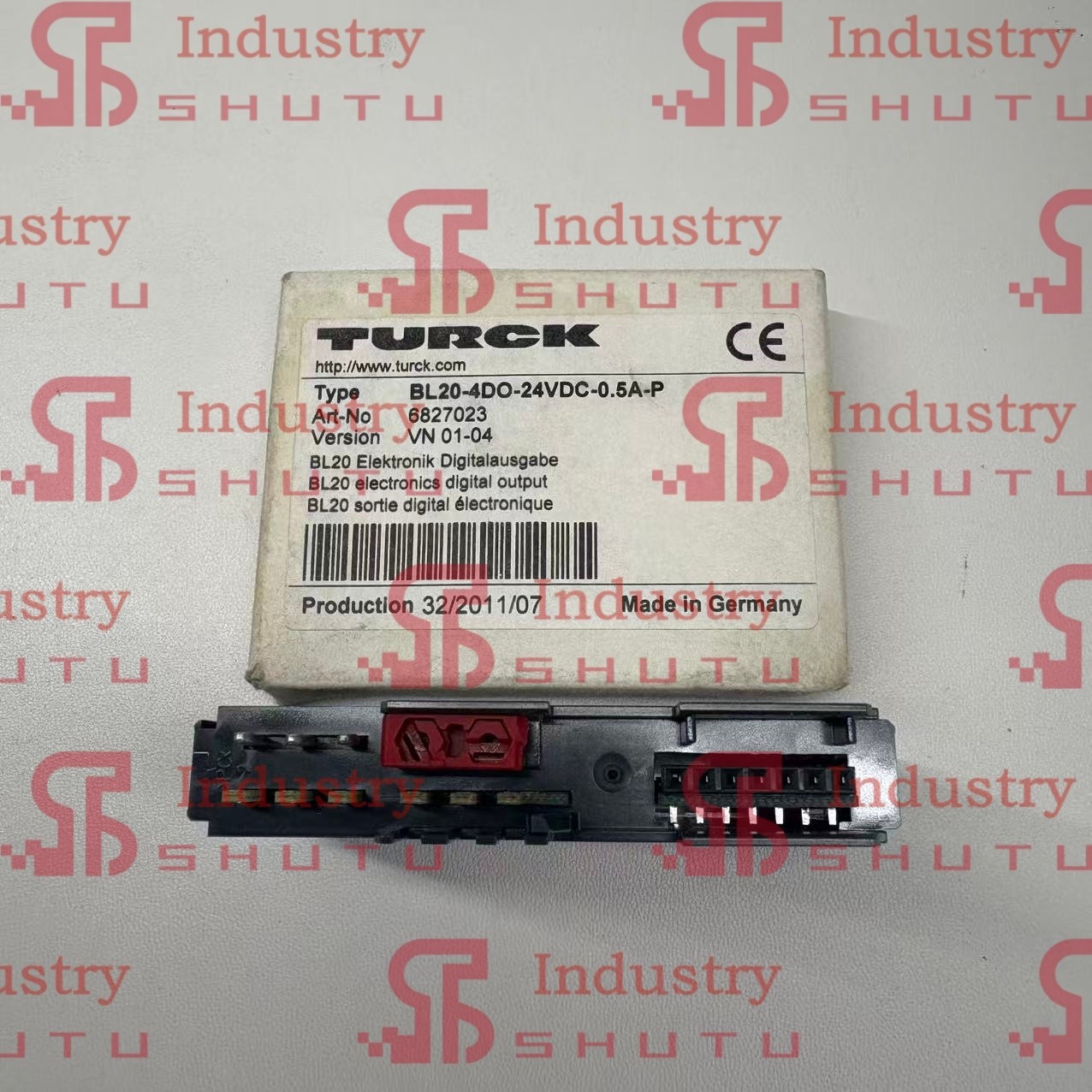 1pcs New TURCK BL20-4DO-24VDC-0.5A-P 6827023 PLC module IN BOX Quality Guarantee
