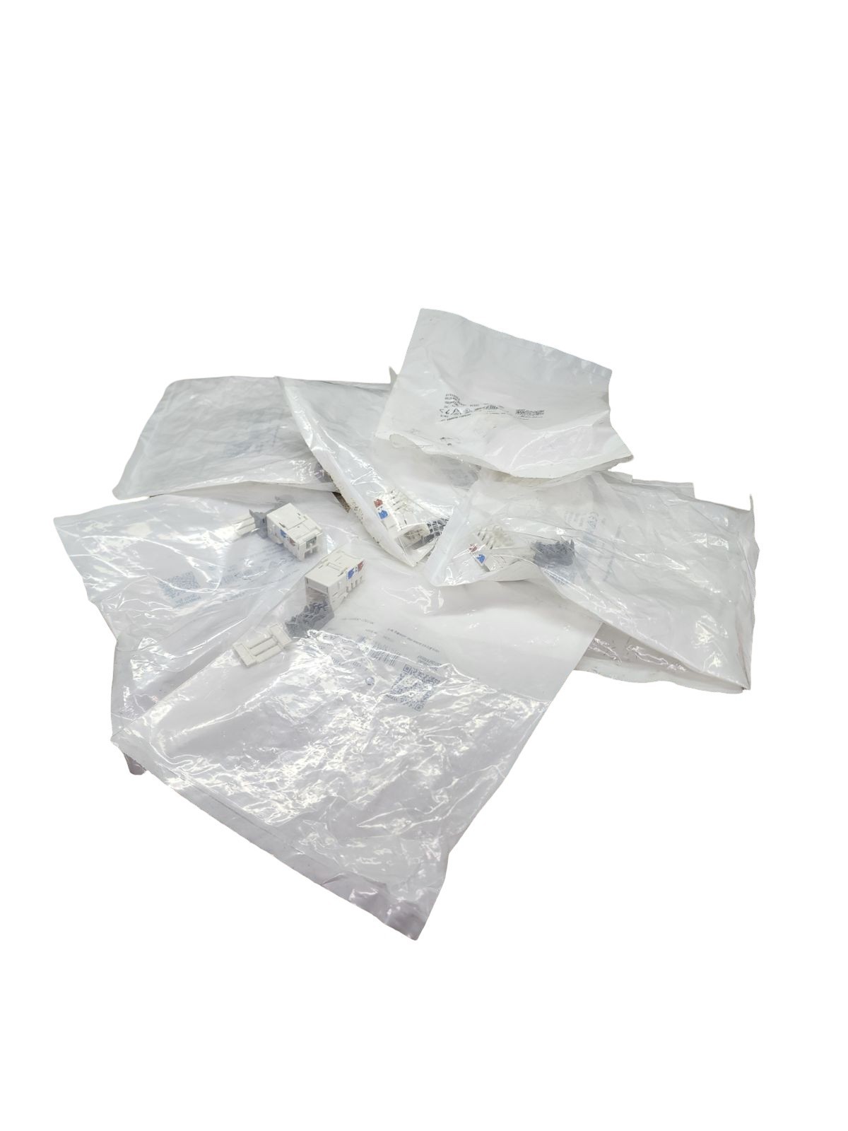 Systimax MGS400 White Outlet 700206725 Modular Jack Faceplate Insert Pack of 8