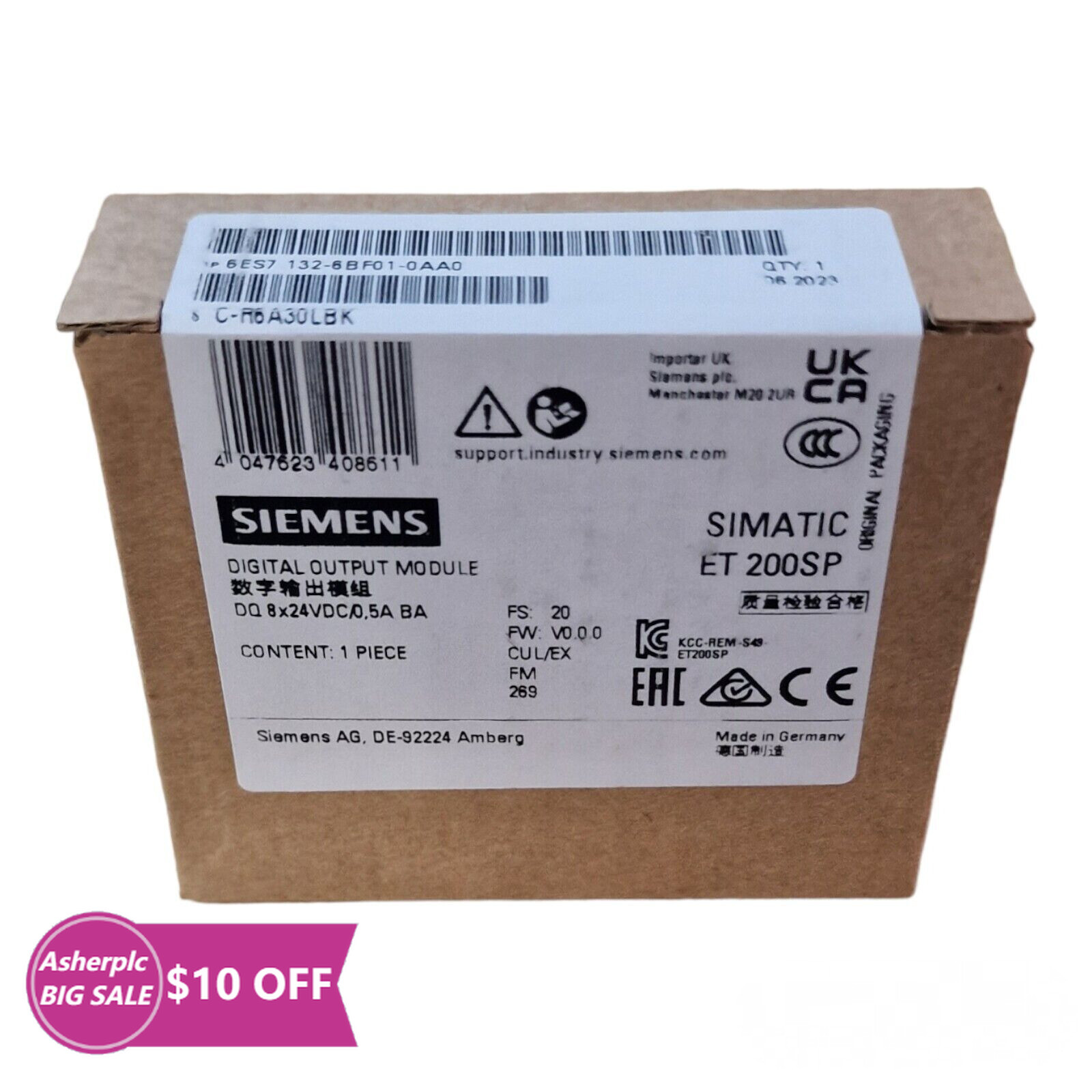 NewSiemens 6ES7 132-6BF01-0AA0 6ES7132-6BF01-0AA0 ET 200SP Digital output module