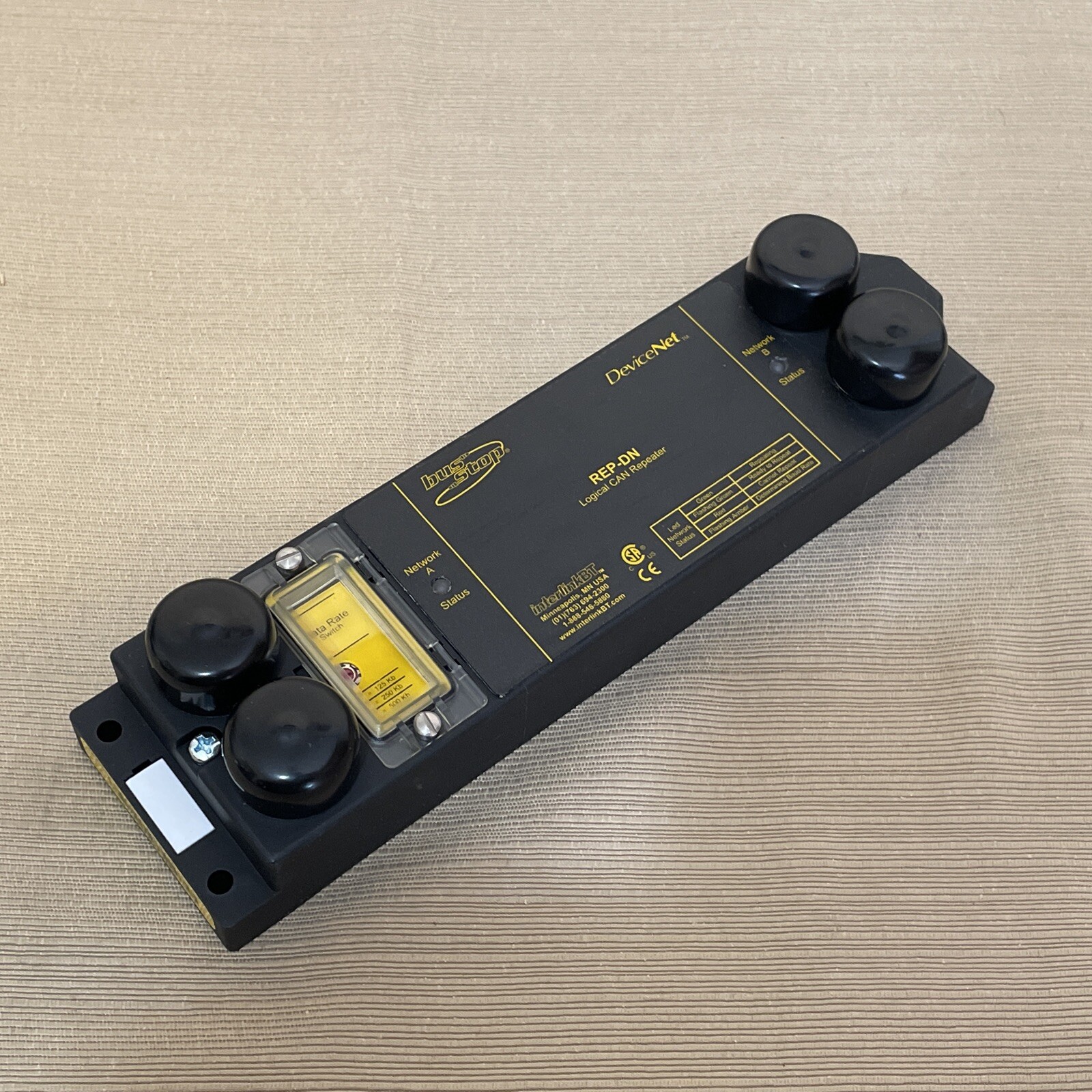 NEW TURCK BUS STOP DEVICENET INTERLINK BT REP-DN LOGICAL CAN REPEATER – NOS
