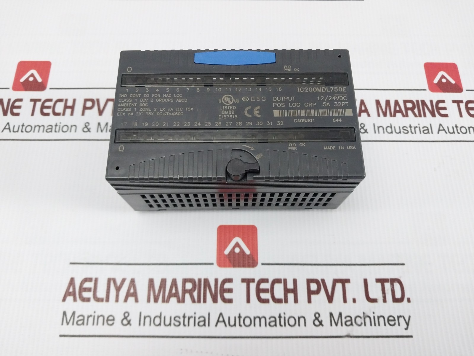 GE FANUC IC200MDL750E Output Module 12/24 VDC GE FANUC IC200MDL750E GE FANUC