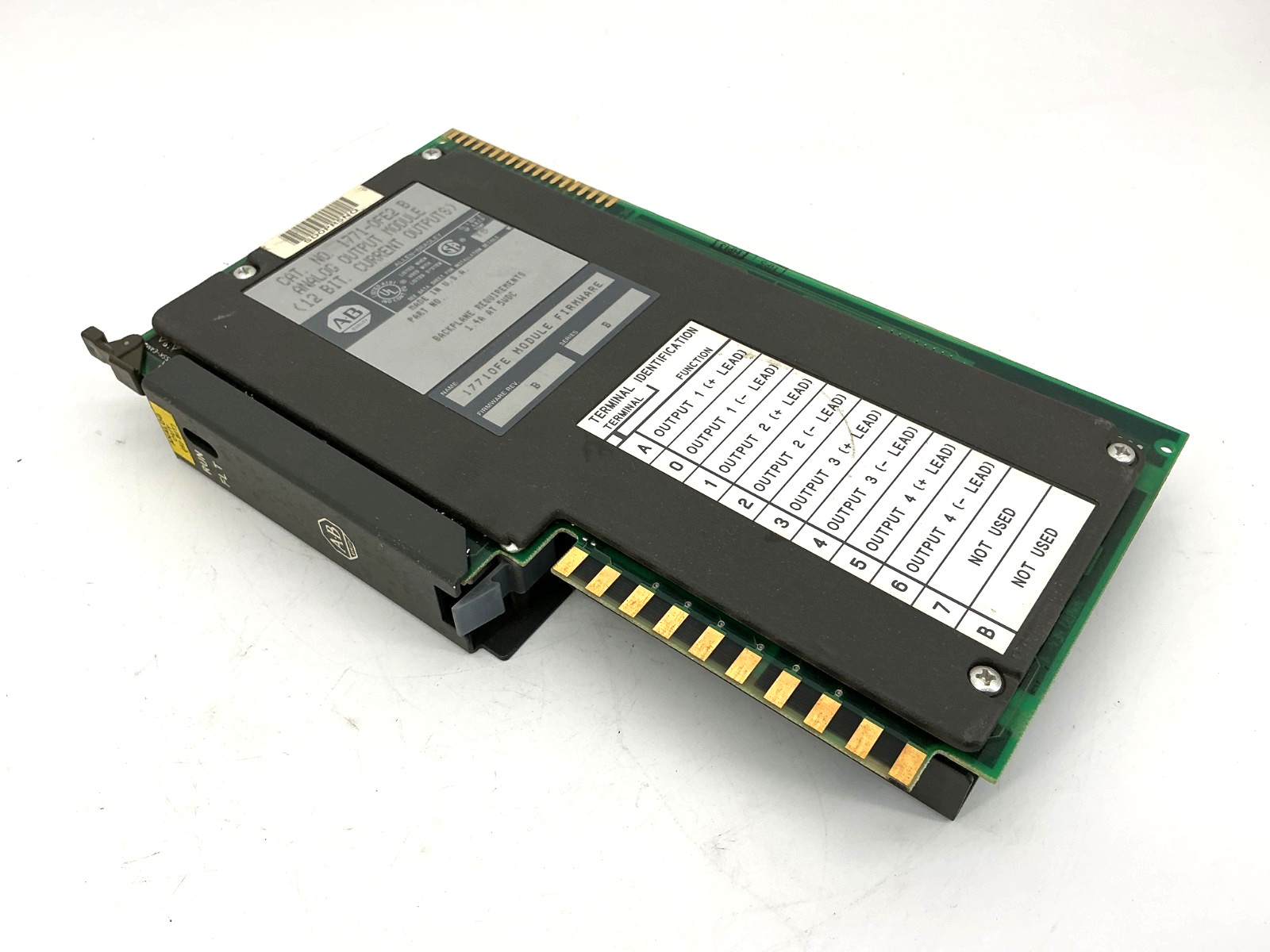 Allen Bradley 1771-OFE2 Ser B Analog Output Module 12-Bit 1771OFE2