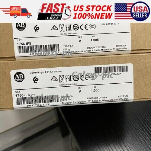 New Factory Sealed Allen-Bradley 1756-IF8 ControlLogix Point A/I Module AB US