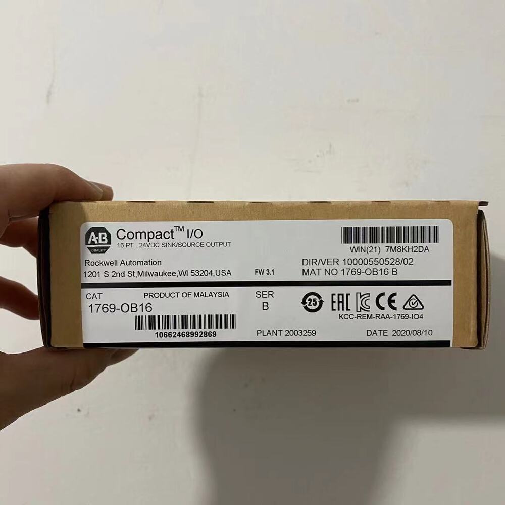 Allen Bradley 1769-OB16 Ser B CompactLogix 16 Pt 24VDC D/O Module Factory Sealed