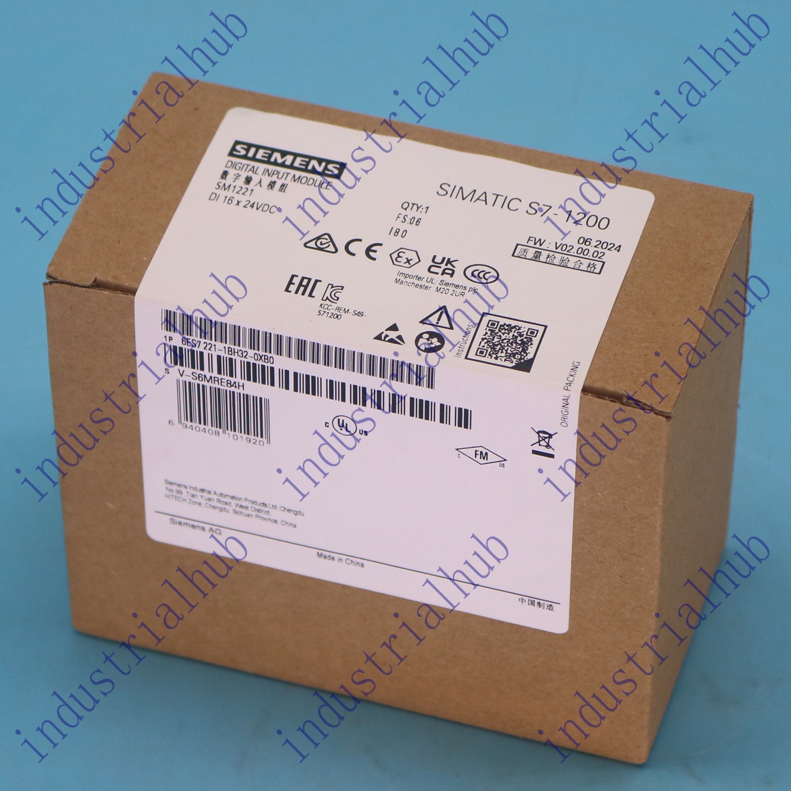 SIEMENS New 1pc in box PLC Module 6ES7221-1BH32-0XB0 ship DHL