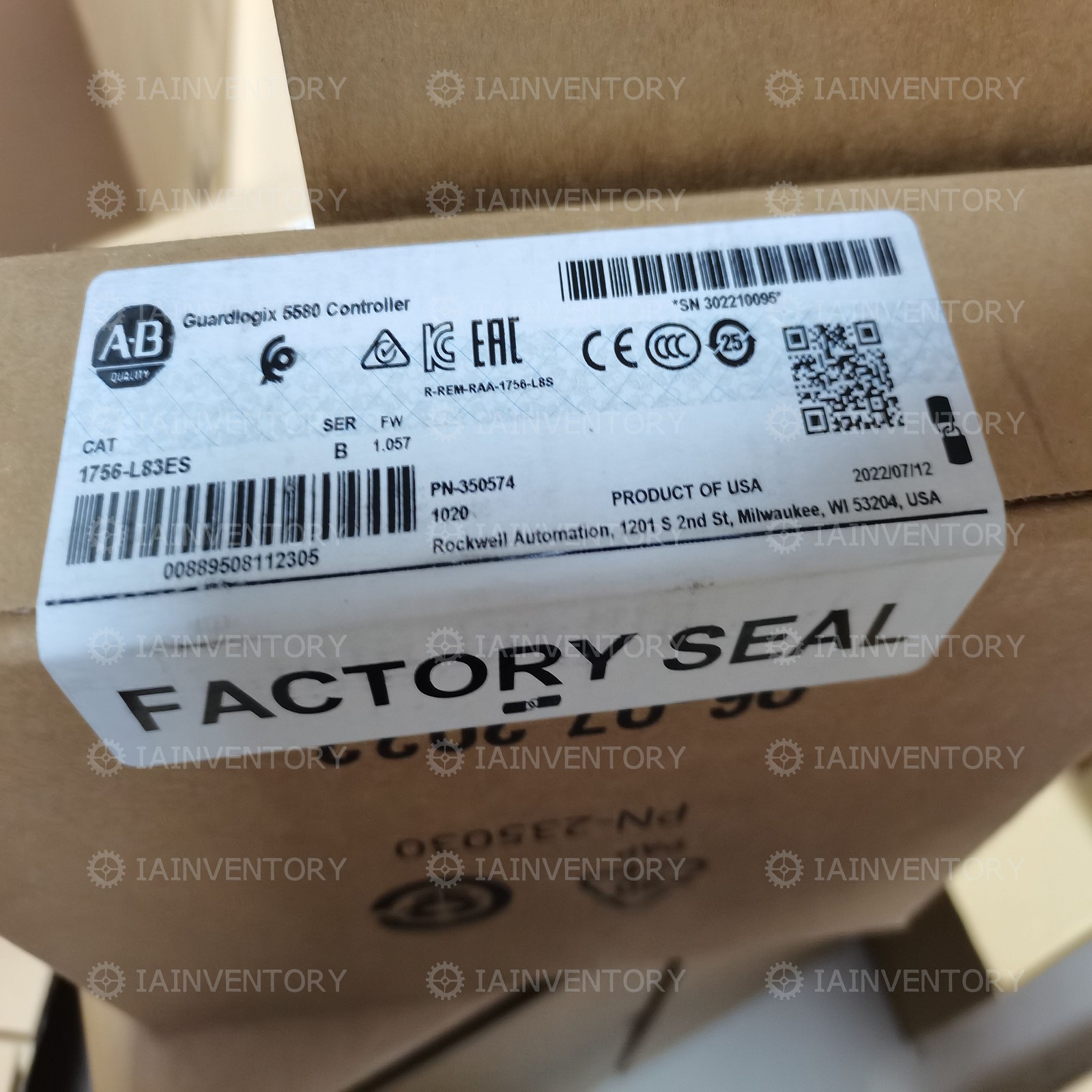 1PC NEW Allen-Bradley 1756-L83ES US Stock With 1 Year Warranty