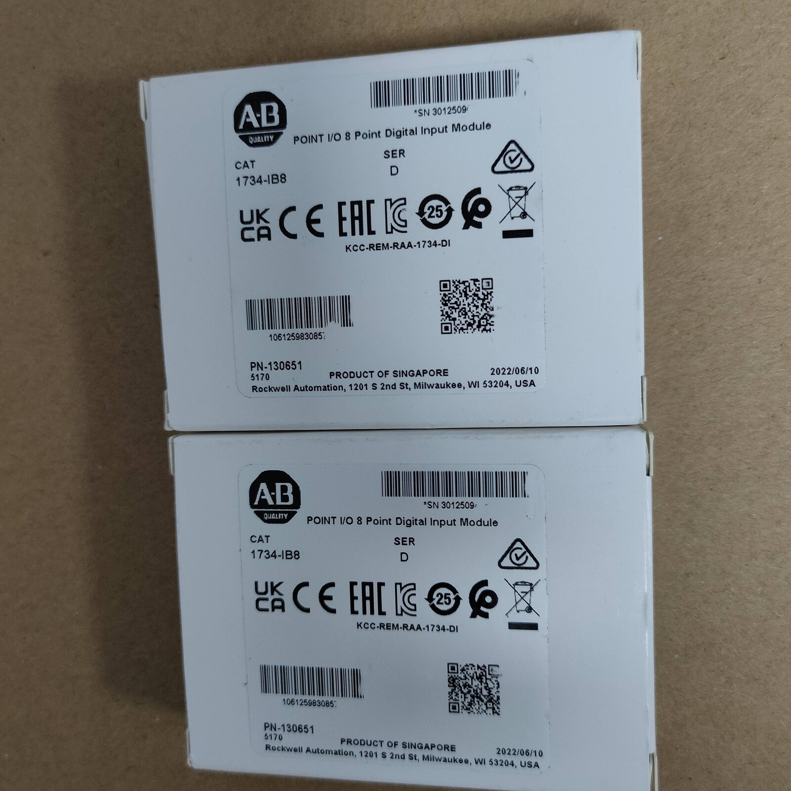 NEW AB 1734-IB8 Digital Input Module New Factory Sealed 1734IB8 Same Day Ship