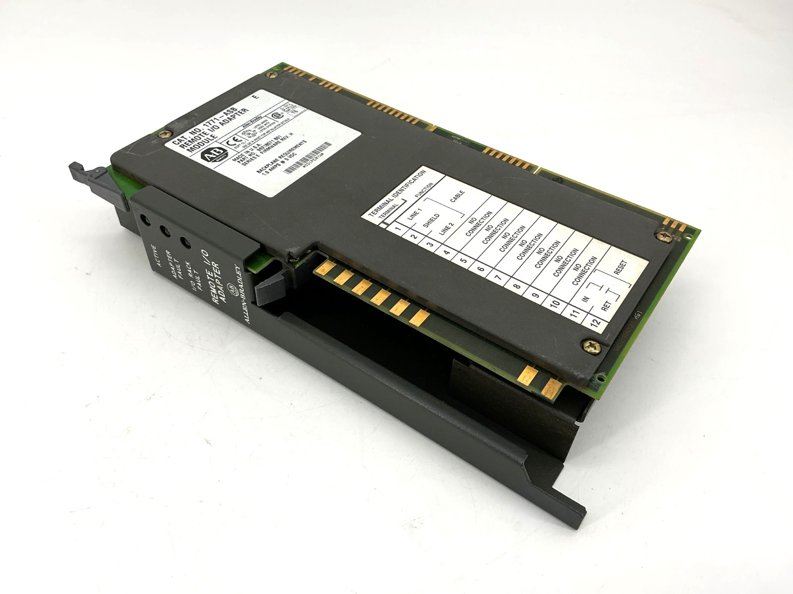 Allen Bradley 1771-ASB Ser E Remote I/O Adapter Module 1A @ 5VDC 1771ASB