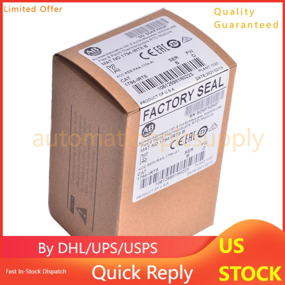 NEW Sealed Allen-Bradley Flex 8 Point Thermocouple RTD Module 1794-IRT8