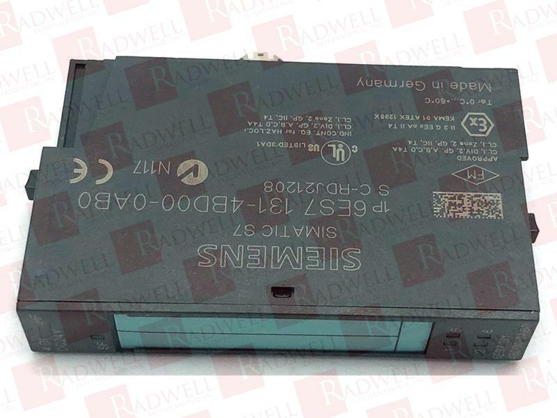 SIEMENS 6ES7131-4BD00-0AB0EACH / 6ES71314BD000AB0EACH (NEW NO BOX)