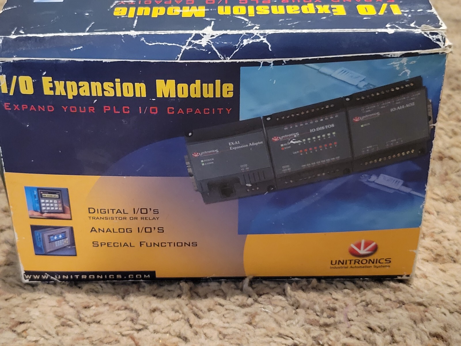 UNITRONICS EX-A1 I/O EXPANSION MODULE (BRAND NEW IN THE BOX)