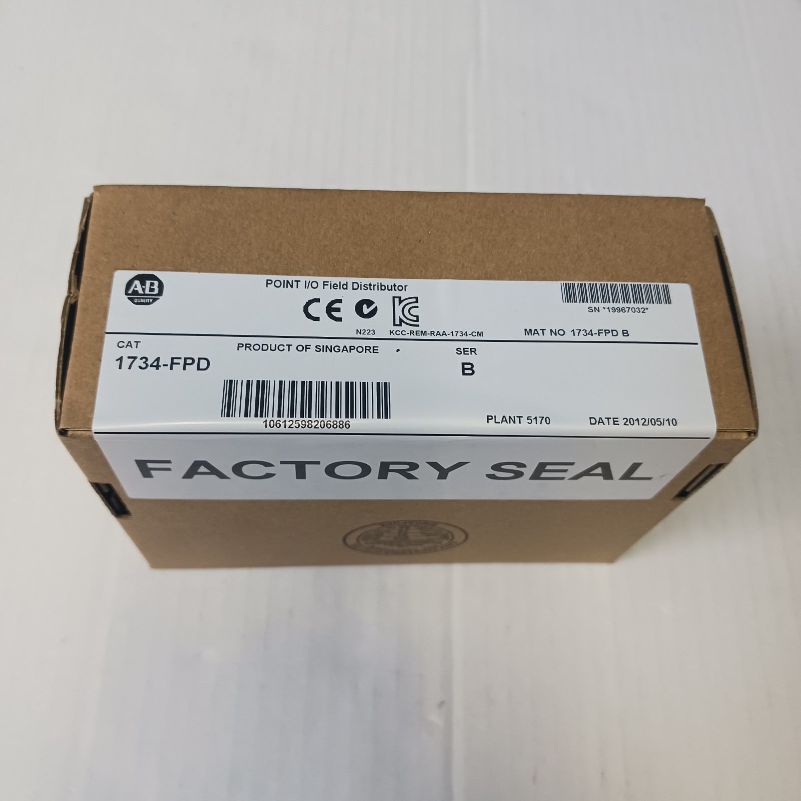 New AB 1734-FPD 1734FPD I/O Module Factory Sealed AB Allen-Bradley US