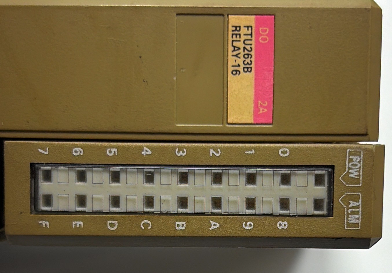 Fuji Electric FTU263B Controller Relay-16 DO 2A PLC