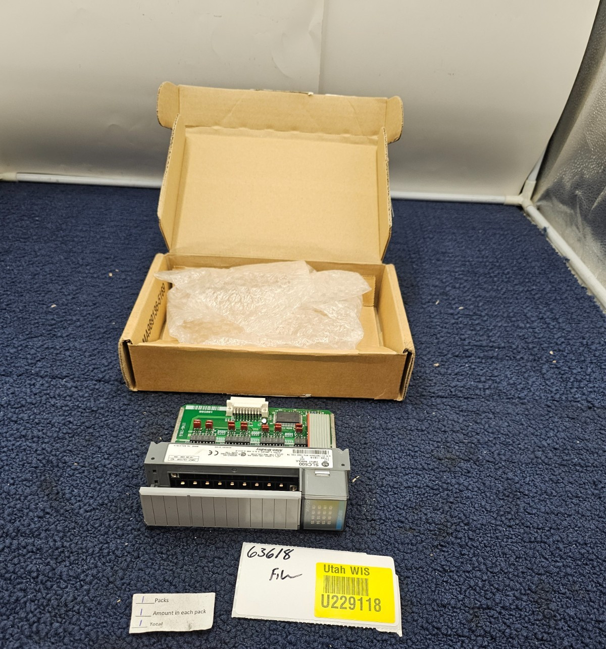 Allen Bradley 1746-IB16 SER C SLC 500 Digital Input Module