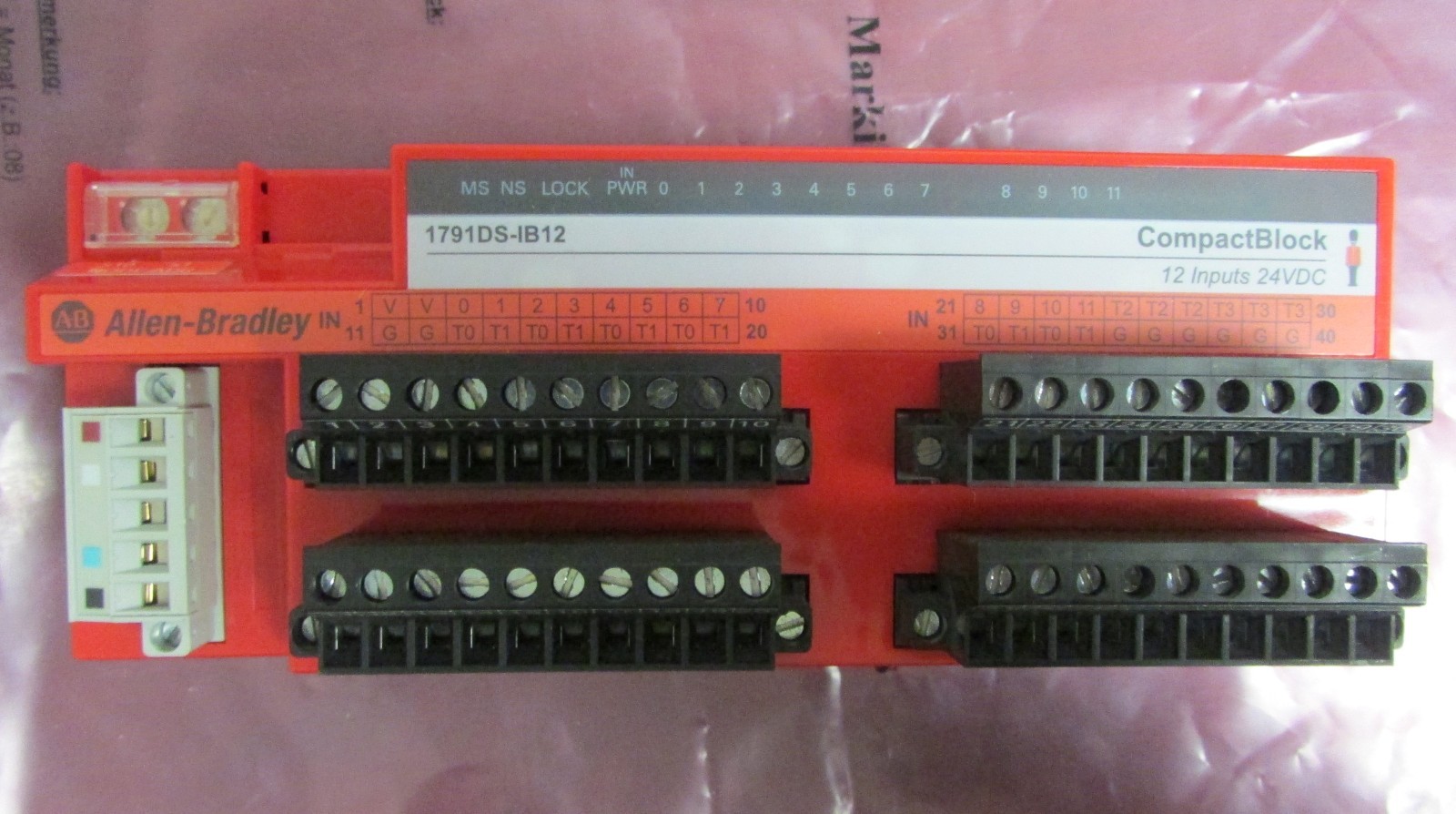 ALLEN BRADLEY DEVICENET Safety Module 24 VDC 12 Input 1791DS IB12
