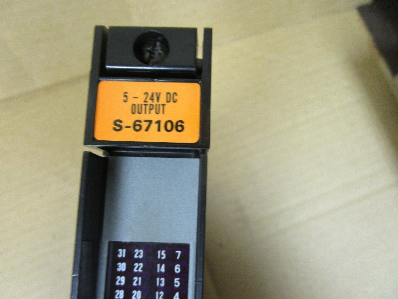 RELIANCE ELECTRIC S-67106 OUTPUT MODULE S-67106B 5-24Vdc