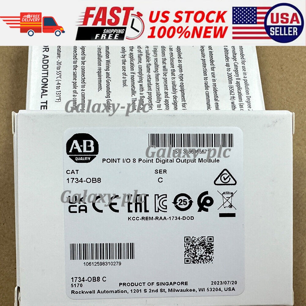 AB 1734-OB8 1734-OB8S 1734-IB8 1734-IB8S Output Module New US Stock