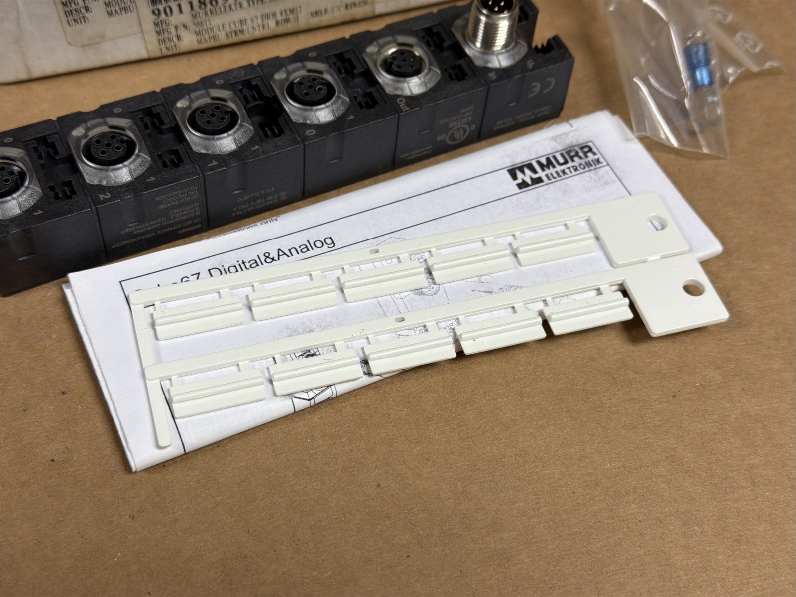 MURR ELEKTRONIK 56611 CUBE67 DIO8 E 4xM12 I/O Module FAST SAME DAY SHIPPING
