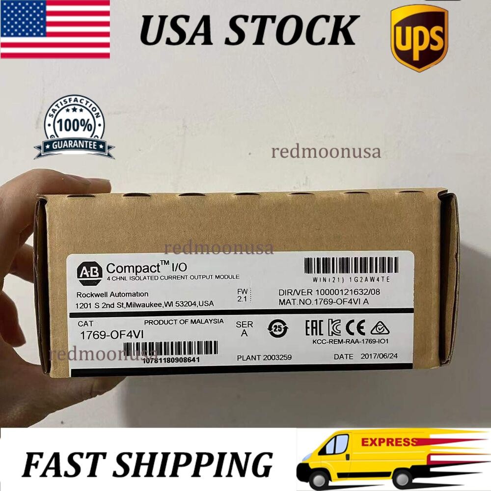 New Factory Sealed AB 1769-OF4VI Ser A CompactLogix A/O Voltage Module 1769OF4VI