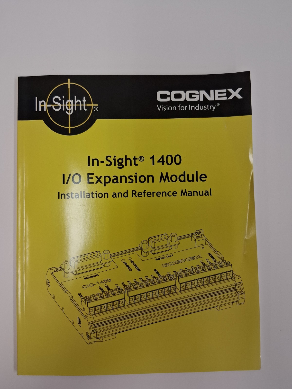 Cognex In-Sight 1400 CIO-1400 Digital I/O Expansion Module RS232 800-9012-2R