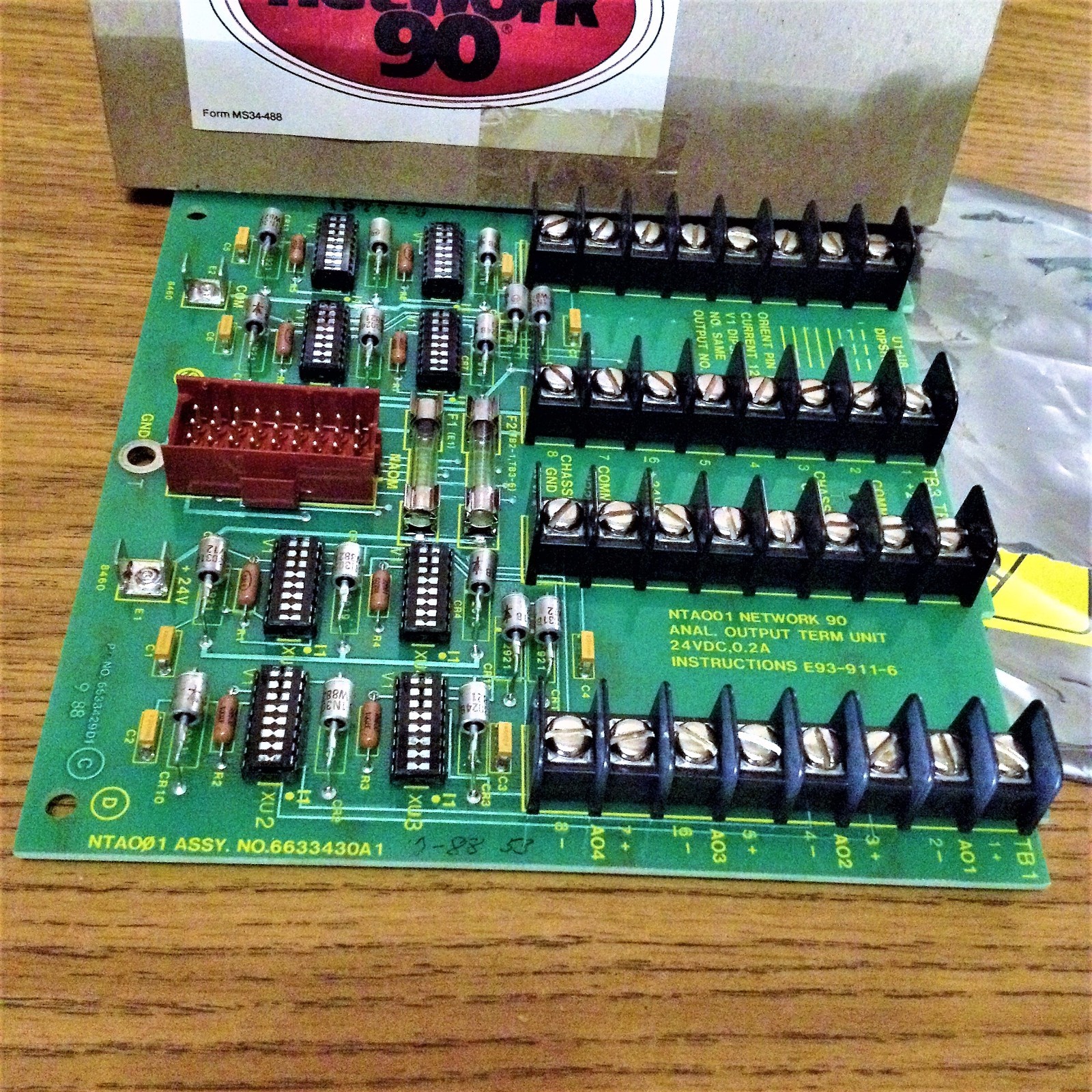 BAILEY NETWORK 90 NTAO-01 24VDC ANALOG OUTPUT TERMINAL UNIT
