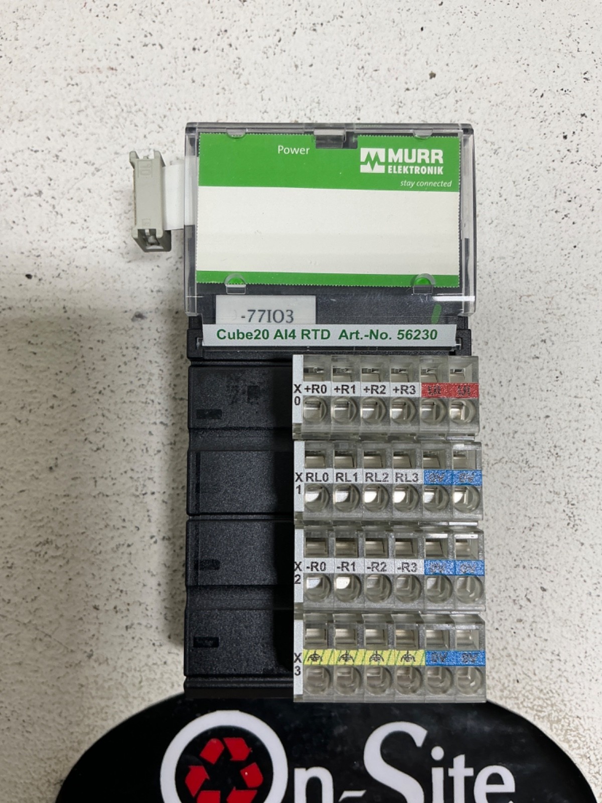 MURR ELEKTRONIK 56230 CUBE20 AI4 RTD ANALOG INPUT MODULE