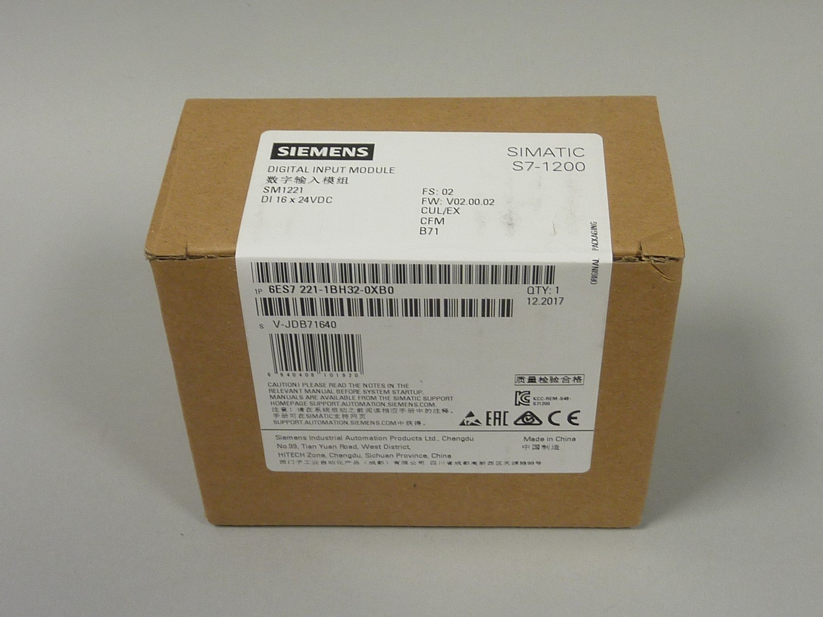 New Siemens 6ES7221-1BH32-0XB0 [24 Months Warranty]