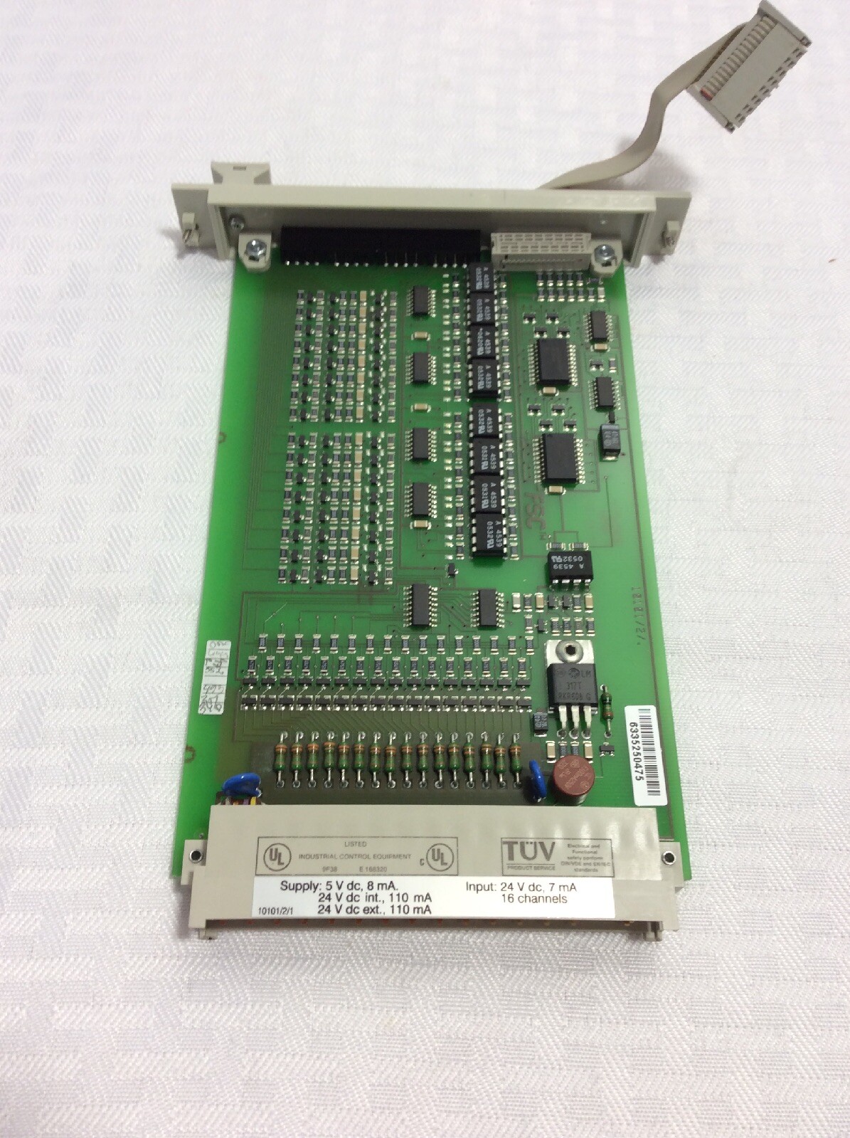 FSC Honeywell 10101/2/1 Fail Safe Digital Input Module Used TUV 24VDC 16 Channel