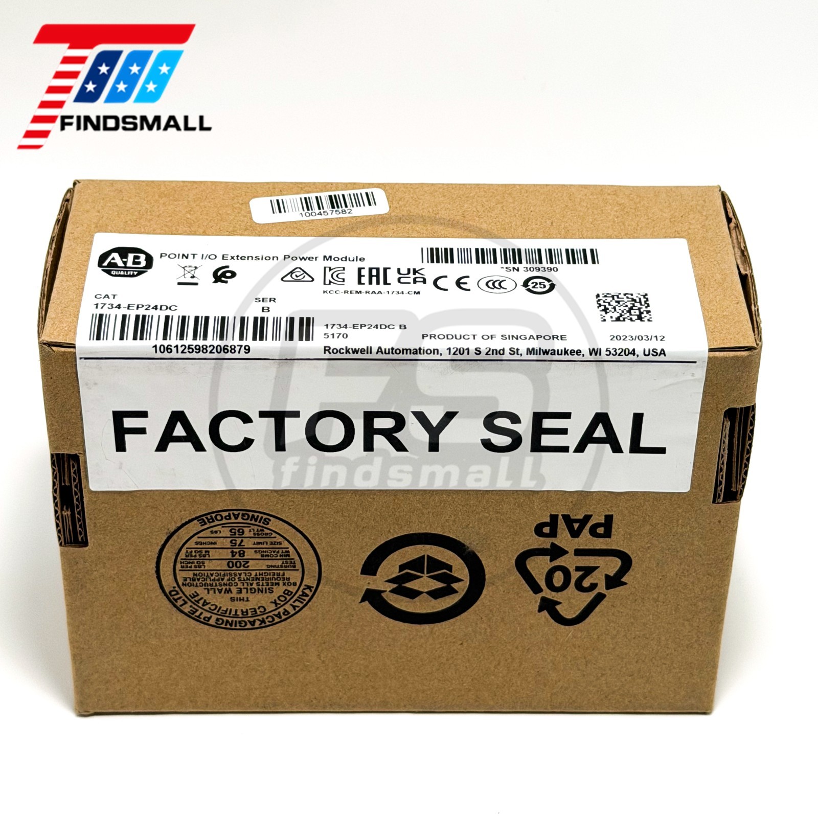 2022/23 AB New 1734-EP24DC Ser B Point I/O Extension Power Module
