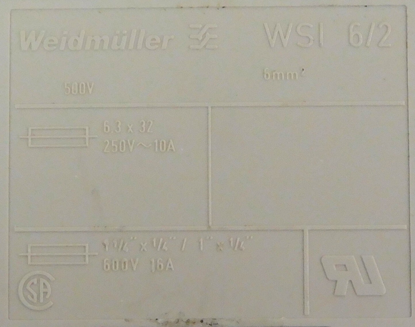 Allen Bradley 1492-GH005 Circuit Breaker Weidmuller WSI6/2 & EW35 Terminal DIN