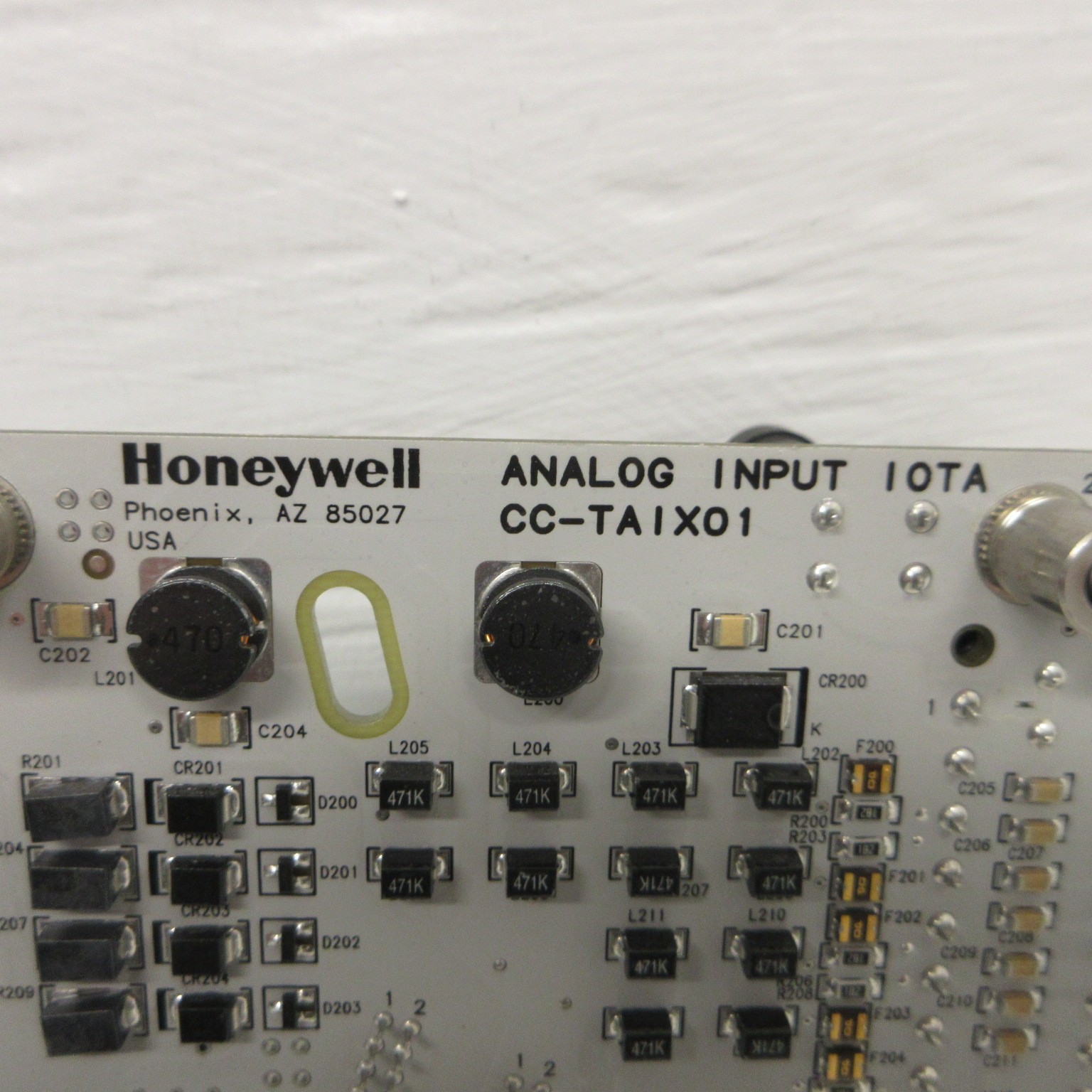 Honeywell CC-TAIX01 Analog Input IOTA Base Card 51308363-175 Rev B2 w/ 2900622