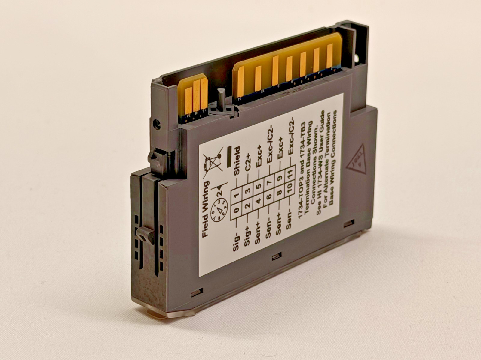 Hardy HI 1734-WS POINT I/O 1-Ch Load Cell Weigh Scale Module 24VDC Open Box