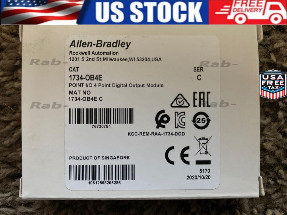 Allen Bradley 1734-OB4E C 4Point Output Module new in box 1734OB4E AB