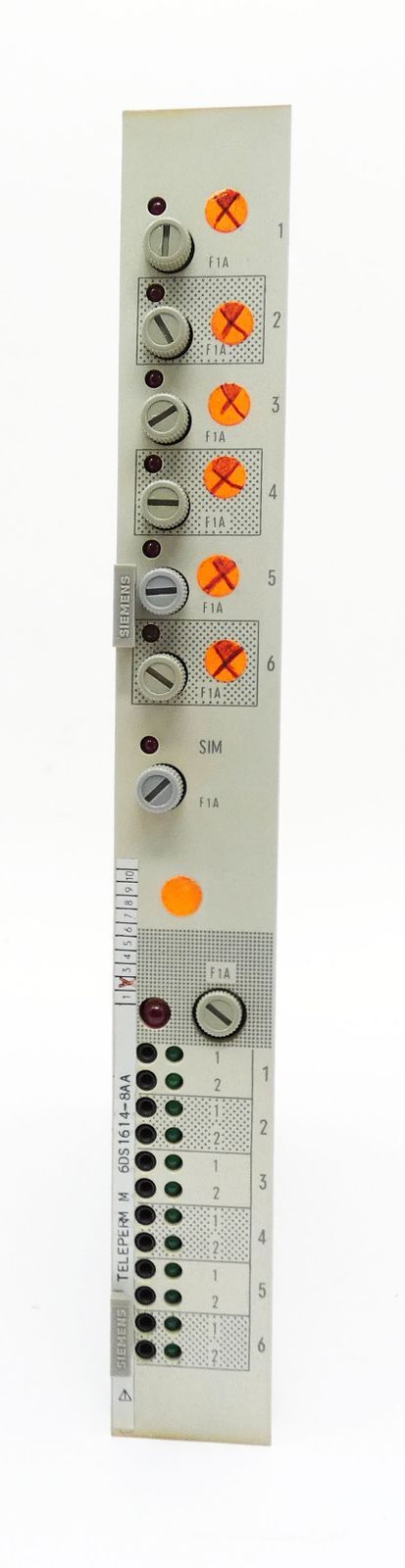 Siemens Teleperm M 6DS1614-8AA E-Stand: 2 Binary Input Modules -used-
