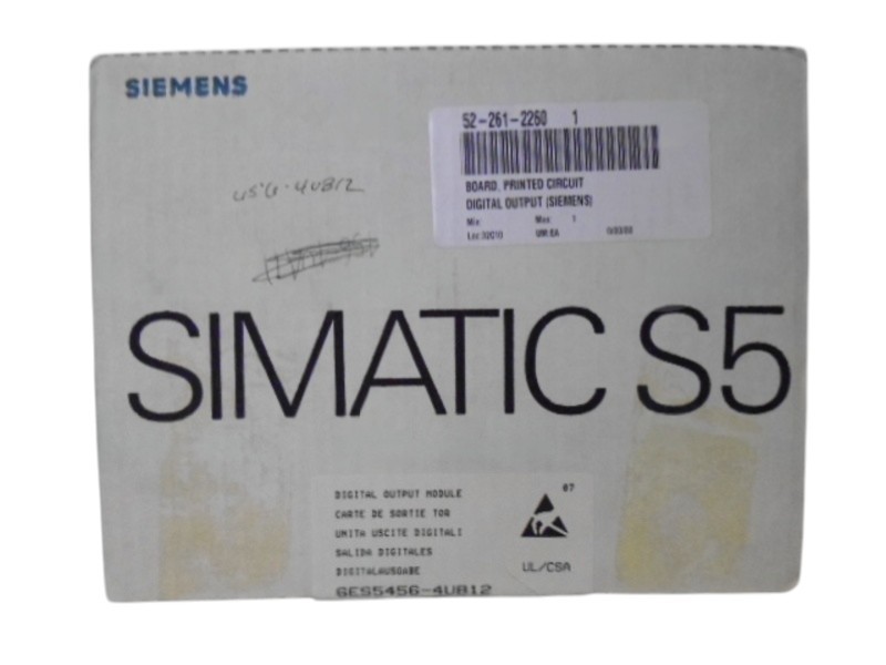 SIEMENS SIMATIC S5 6ES5456-4UB12 OUTPUT MODULE NSMP