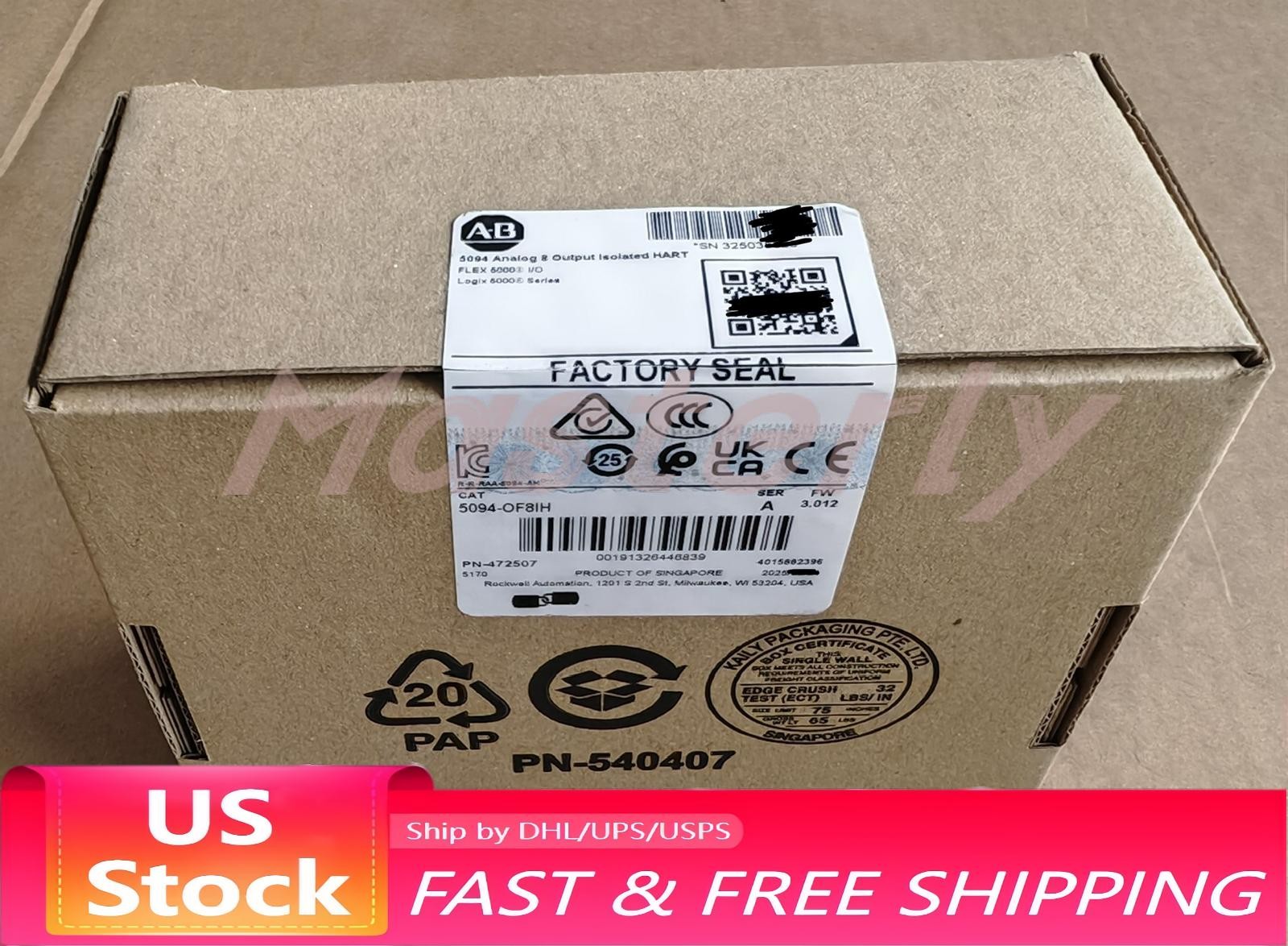 New Sealed 5094-OF8IH Seies A Flex 5000 I/O Analog 8 Output Module Safty DHL DHL