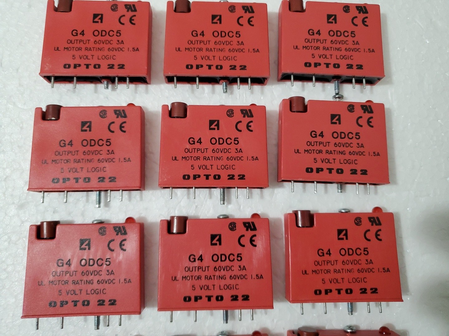 15pcs OPTO 22 G4 ODC5 Output 60 VDC 3 A, 5 Volt Logic
