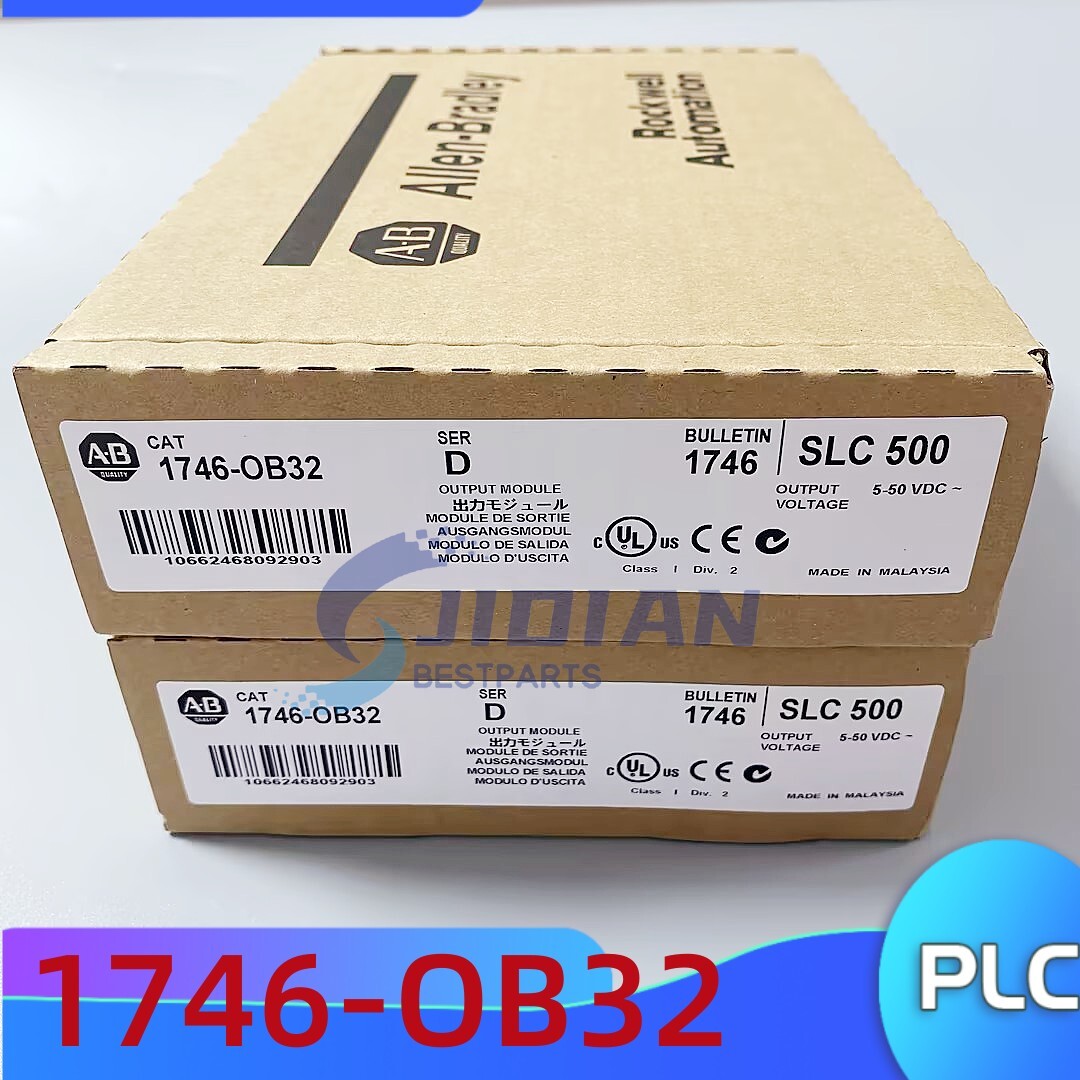 NEW AB 1746-OB32 Allen-Bradley 1746OB32 SerD SLC500 Output Module New Sealed TX